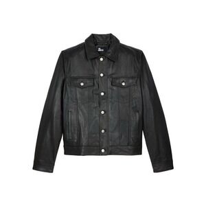 The Kooples Men's Lamb‎ Leather Shirt Jacket Black Size XL MSRP $995